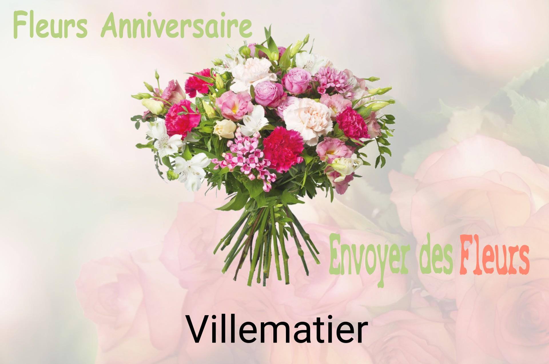 Bouquet de fleurs d’anniversaire livré à Villematier
